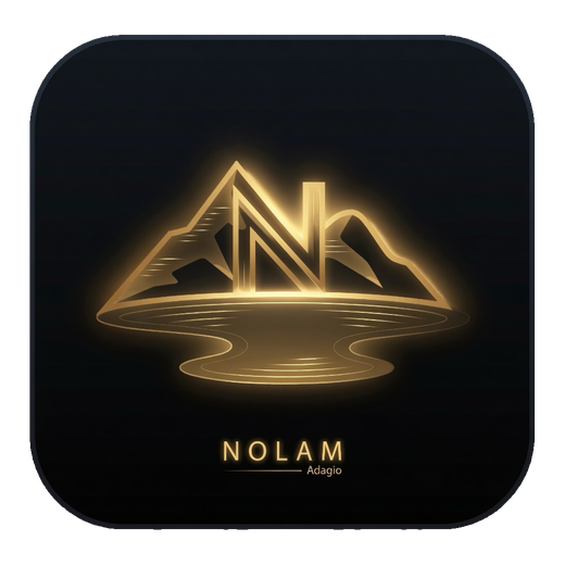 Logo NOLAM Adagio — accessibilité Linux open source